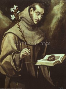 St. Antony Of Padua — El Greco