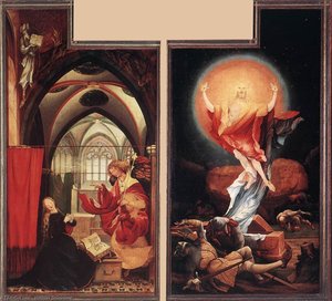 La Anunciación Y La Resurrección — Matthias Grünewald