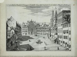 Egidienplatz (formerly Dillinghof) Looking North, With Pellerhaus And The Romanesque Egidienkirche. — Johann Andreas Graff