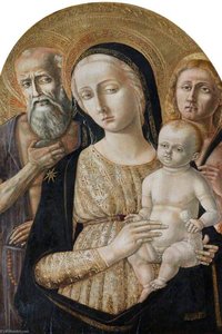 Madonna And Child With Saint Jerome And Saint Sebastian — Matteo Di Giovanni