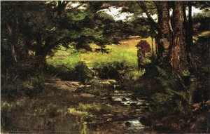 Brook In Woods — Theodore Clement Steele