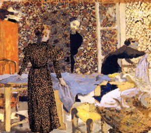 Interno Con Tavolo Da Lavoro (anche Noto Come Il Suitor) — Jean-édouard Vuillard