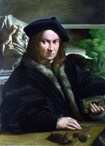Portrait Of A Collector — Parmigianino