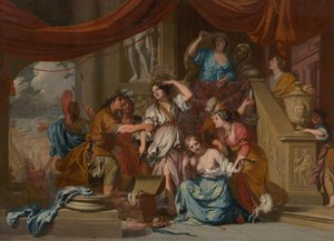 Achilles Discovered Among The Daughters Of Lycomedes — Žerar De Leres