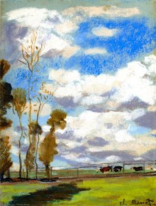 Tre Koer I En Betesmark — Claude Monet