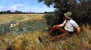 The Midday Rest — Frederick Mccubbin