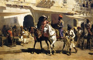 Leaving For The Hunt At Gwalior — Edwin Lord Weeks