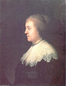 Portrait Of Princess Amalia Van Solms — Rembrandt Van Rijn