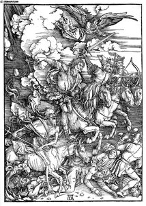 Die Vier Apokalyptischen Reiter: Tod, Hunger, Pest Und Krieg — Albrecht Dürer