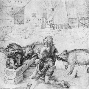 The Prodigal Son among the Swine