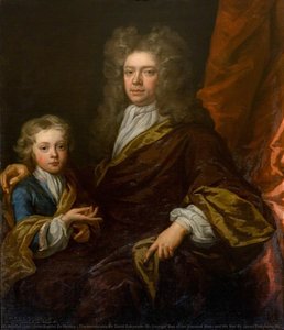 The Honourable Sir David Dalrymple, Bt, Younger Son Of 1st Viscount Stair, And His Son Sir James Dalrymple, Bt — John Baptist De Medina