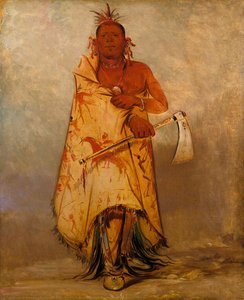 Le Sháw Loo Láh Le Hoo, Big Elk, Capo Dei Skidi (lupo) Pawnee — George Catlin