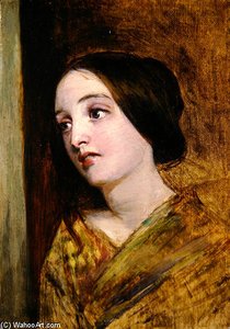 Head And Shoulders Of A Girl — William Powell Frith