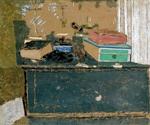 L'encrier Bleu Sur La Cheminée — Jean-édouard Vuillard