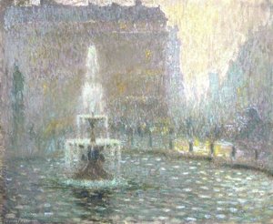 Trafalgar Square — Henri Eugène Le Sidaner