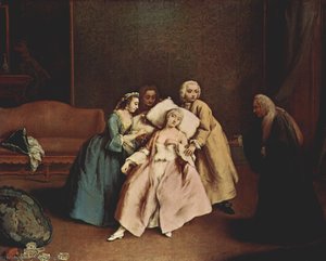 The Wet-nurse — Pietro Longhi