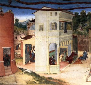 Legend Of St Barbara (detail) — Lorenzo Lotto