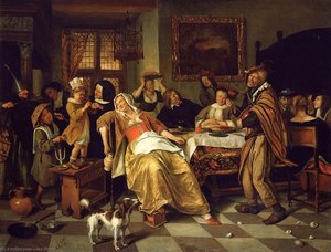 La Nuit De L'épiphanie — Jan Havickszoon Steen