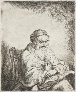 Old Man With A Trefoil On His Coat — Ferdinand Bol