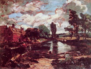 Flatford Mill vom Anleger aus