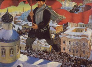 The Bolshevik — Boris Mikhailovich Kustodiev