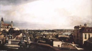 Wiens Panorama Från Palais Kaunitz — Bernardo Bellotto