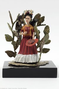 Frida With A Monkey — Teodoro Torres Orea