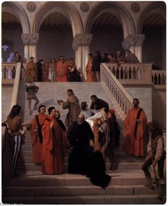 The Last Moments Of Doge Marin Faliero — Francesco Hayez