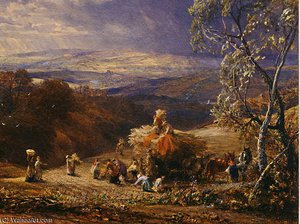 Harvesting Detail — Samuel Palmer