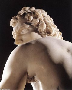 David (detail) — Gian Lorenzo Bernini