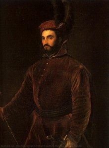 Retrato De Ippolito De Medici En Un Traje Húngaro — Titian Ramsay Peale Ii
