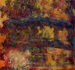 Die Japanische Brücke — Claude Monet