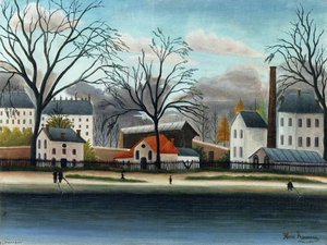 A Suburb — Henri Emilien Rousseau