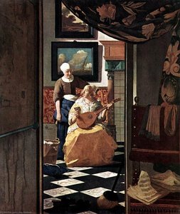 La Lettera D'amore — Johannes Vermeer