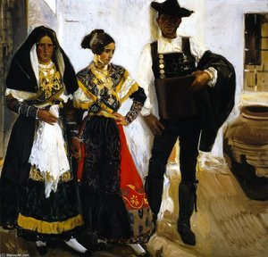 Salamancan Types — Joaquín Sorolla Y Bastida