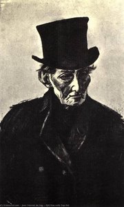 Old Man With Top Hat — Joos Vincent De Vos