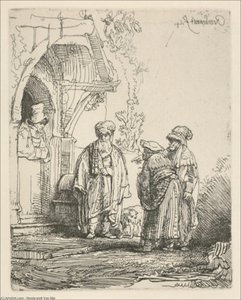 Jacob With Laban — Rembrandt Van Rijn