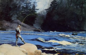 Quananiche, Lago St. John — Winslow Homer