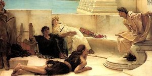 Una Lettura Di Omero — Lourens Alma Tadema