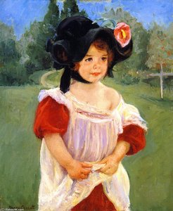 Frühling: Margot Im Garten — Mary Stevenson Cassatt