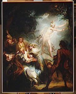 La Foret Hantee The Haunted Grove, From Boccace — Henry Singleton