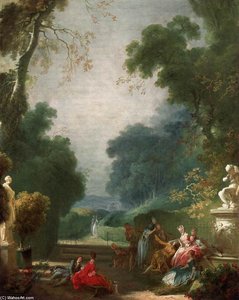 Hra O Červených Klobúkoch — Jean-honoré Fragonard