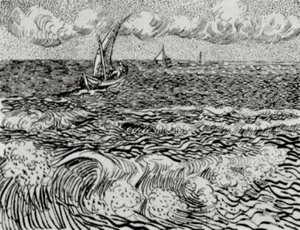 Una Barca Da Pesca In Mare — Vincent Willem Van Gogh