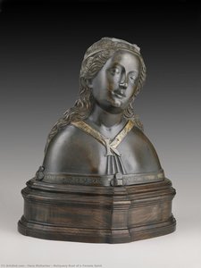 Reliquary Bust Of A Female Saint — Hans Multscher