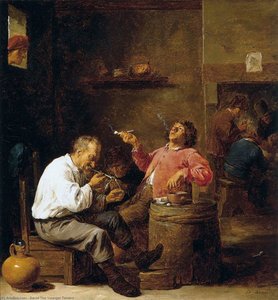 Smokers In An Interior — David Teniers The Younger