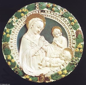Adoration Of The Child — Andrea Della Robbia