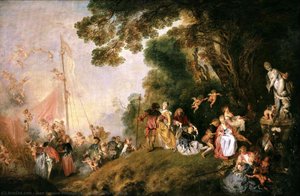 Embarkation For Cythera — Jean-antoine Watteau