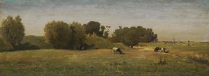 Landscape near Abcoude, Paul Joseph Constantin Gabriël, 1860 - 1870