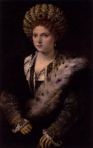 Isabella D'este, Duchessa Di Mantova — Tiziano Vecellio