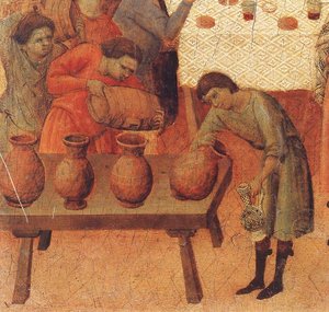 Cununia De La Cana (detalii) — Duccio Di Buoninsegna